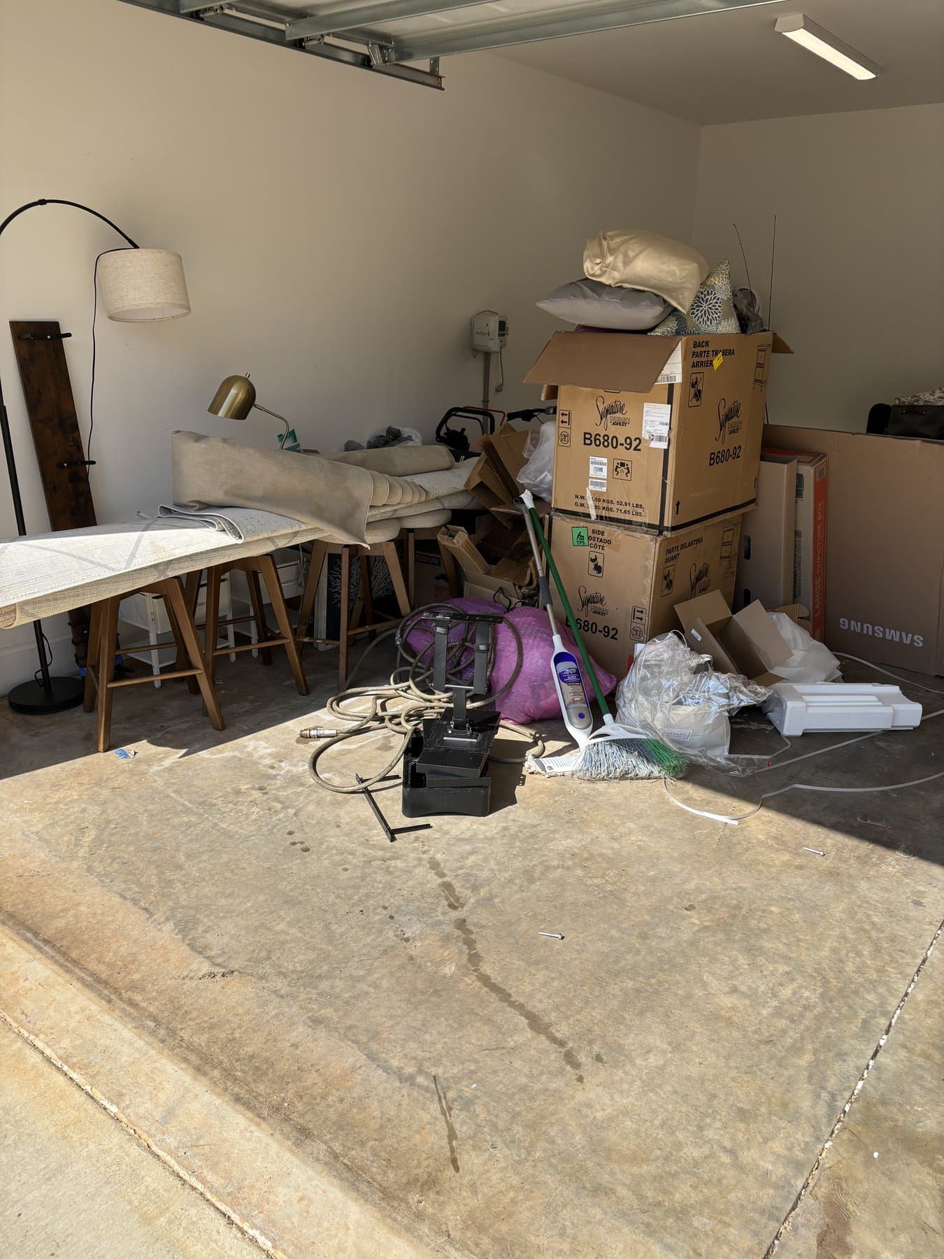 Job 1 before, Redline Rescue Junk Removal